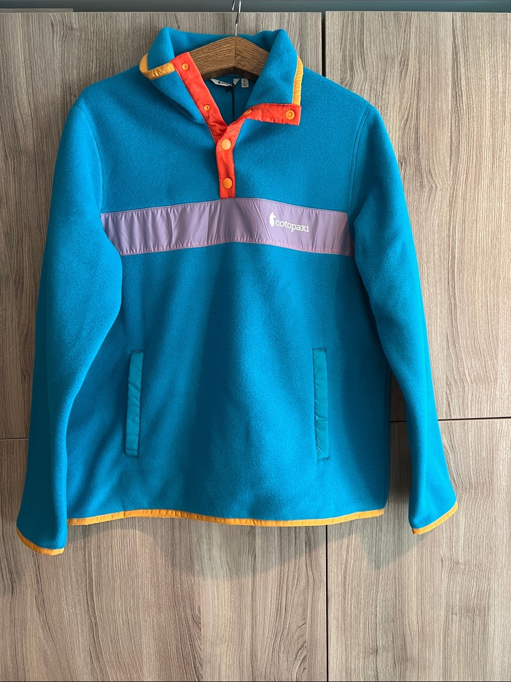 New Women’s L Cotopaxi Teca fleece pullover June Bug